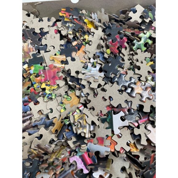 Sure-Lox 1000-Piece Puzzle Vibrant Market Scene 27"x19" Jigsaw - Picture 2 of 3